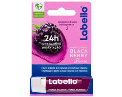 Labello Lippenbalsem Blackberry Shine - 5.5 ml - Lipbalsem Met Shea boter & Bio Jojoba olie - Lipbalm - Lipverzorging