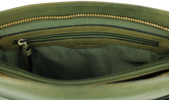 Sac bandoulière en cuir Ella Olive - Lioné