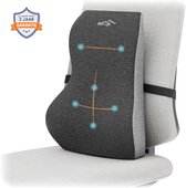 Best Life Rugkussen - Rugsteun Onderrug - Lendekussen - Zitkussen Orthopedisch - Autokussen