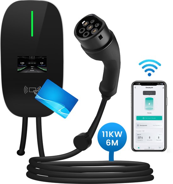 JUNSUN 11kW 16A 3-Fase Oplaadpunt