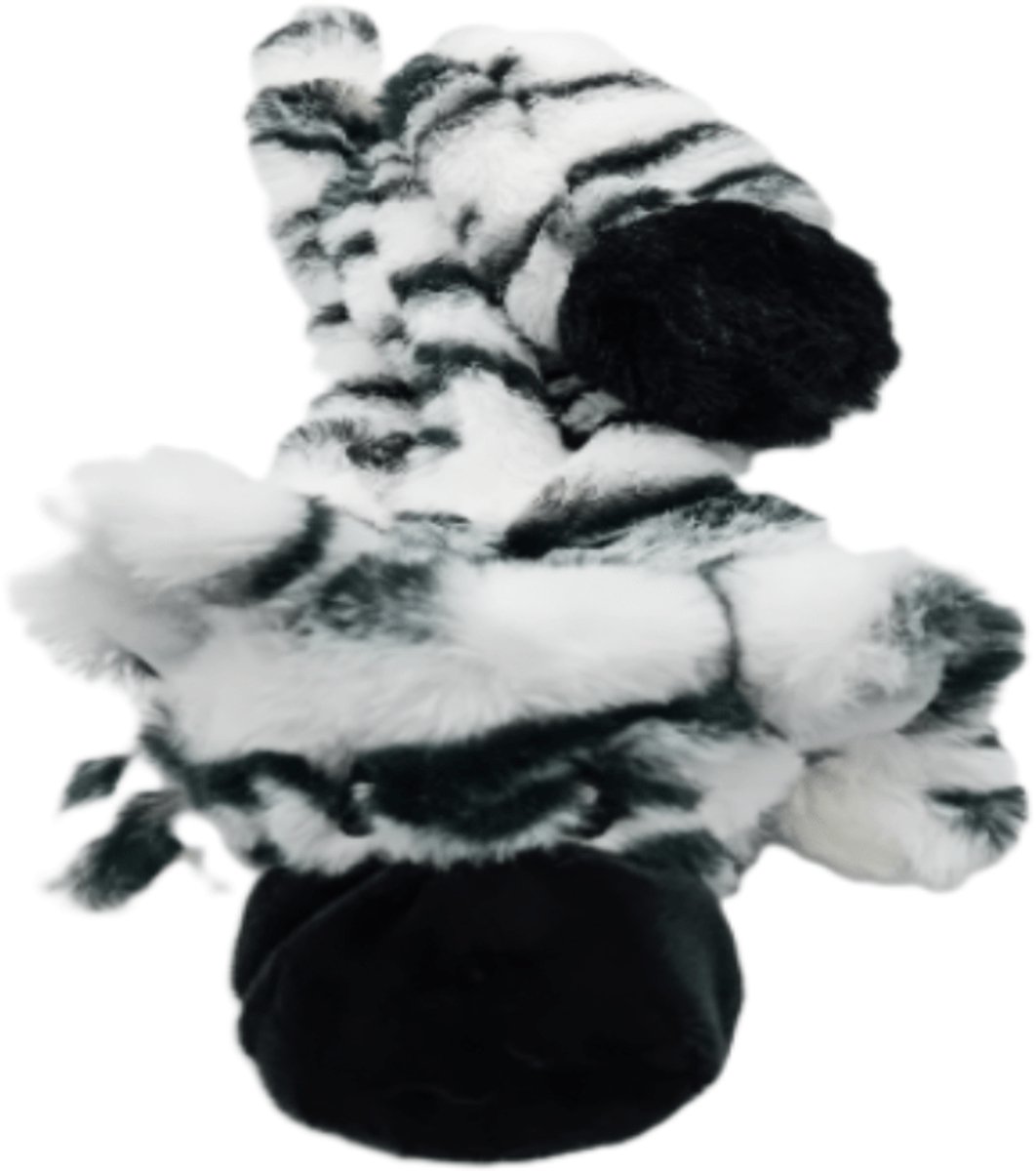 Kengz - Flatties Knuffels - Zachte Speel- en Slaapmaatjes - Zebra - 42cm