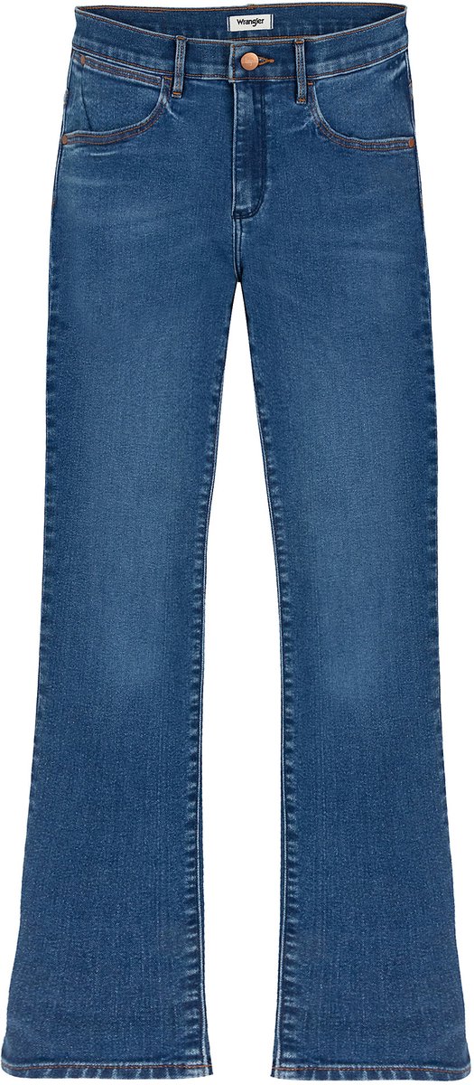 WRANGLER BOOTCUT CAMELLIA BOOTCUT DAMES Blauw