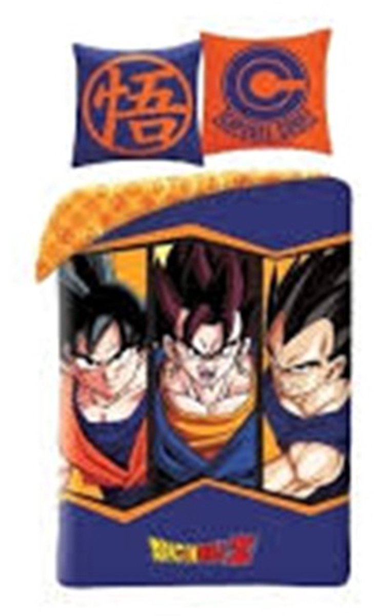 Dragon Ball Z - Dekbedovertrekset + 1 Kussensloop (200x140cm + 65x65cm)