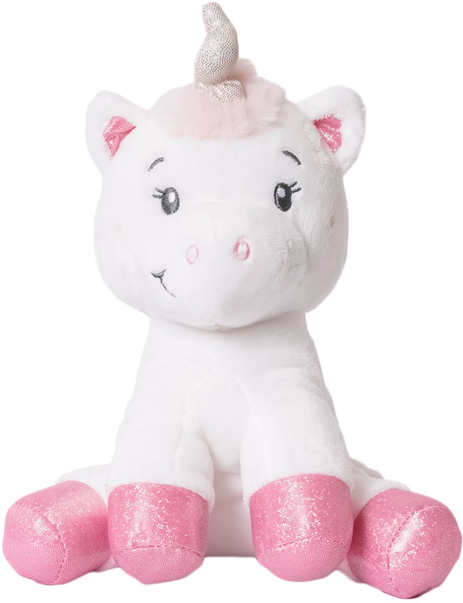 Speelgoedtopdeals - Pluche Knuffel - Luna Eenhoorn - 20 cm - Unicorn - Roze