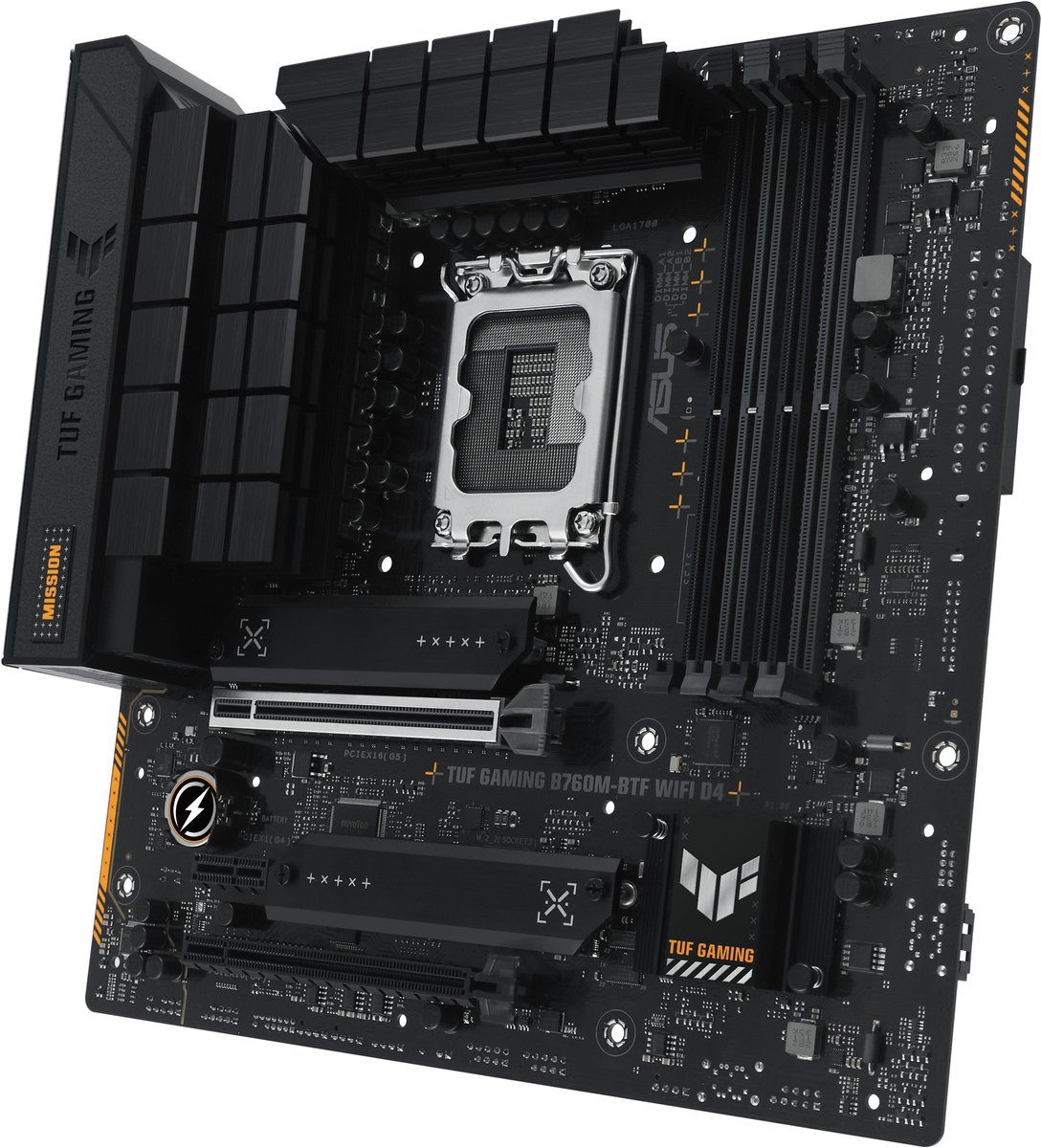 Asus Tuf Gaming B760M-Btf Wifi D4 - Moederbord - Micro Atx - Intel B760 - Lga - afbeelding 5