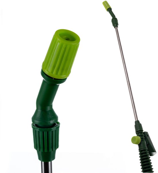 MOZY® - Plantenspuit - met Verstelbare Schouderriem en Lans - 8 Liter - Groen - Drukspuit - Onkruidspuit - Waterverstuiver - Handpomp van Merkloos	 — afbeelding 3