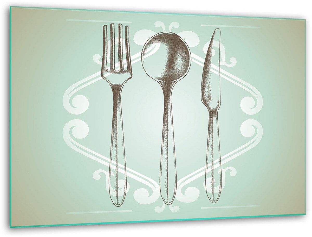 TMK ArtDeko - Snijplank - Glas - 40x30 cm - Veilig