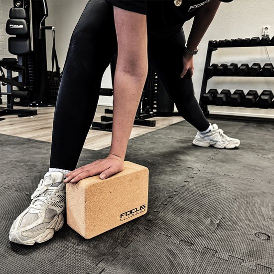 Yoga Blok Focus Fitness - Kurk van Focus Fitness — afbeelding 3