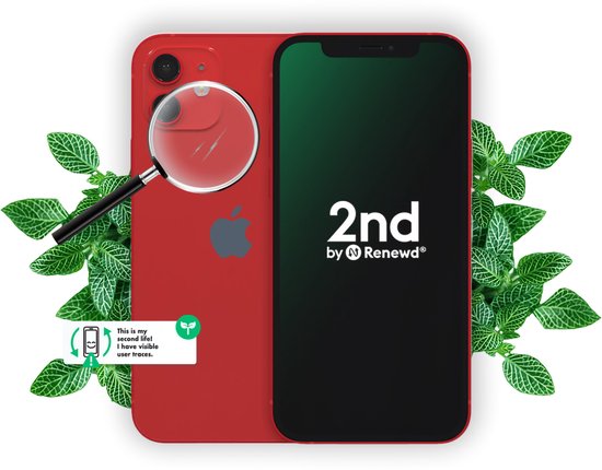 Apple iPhone 12 Mini - 64GB - Rood - 5G - Super Retina XDR-display