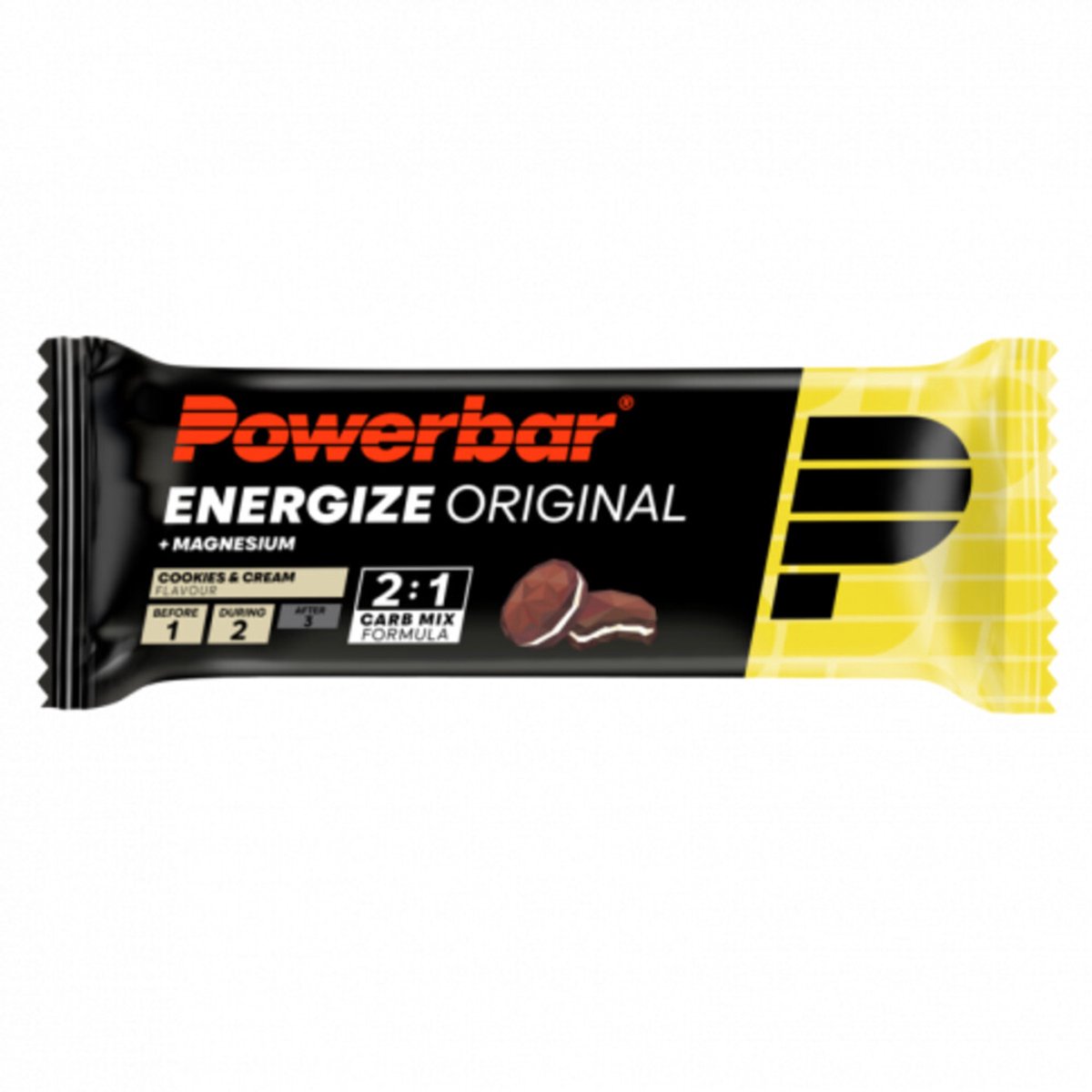 PowerBar - Energize Bar Cookies & Cream - 3 x 55 gr - Voordeelverpakking