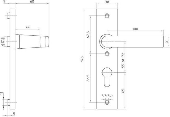 Nemef Button Shield PC55mm F1 3251
