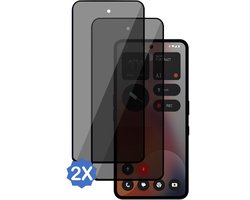 2x TechNow Privé Screenprotector geschikt voor Nothing Phone (3a) Pro – Screenprotector – Privacy Beschermglas – Privacy Proteqt+