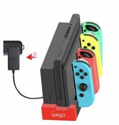 Heuts Goods - Oplaadstation Geschikt voor Nintendo Switch - Nintendo Switch Accessoires - Oplader Geschikt voor Nintendo Switch - Voor 4 Nintendo Switch Joy Cons