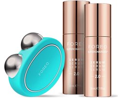 Forever Firm BEAR Microcurrent Gezichtsapparaat + 2 x Anti-Aging Geleidend Serum - Mint