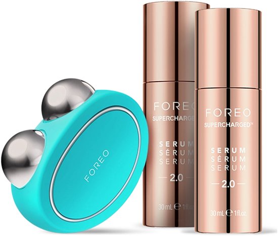 Forever Firm BEAR Microcurrent Gezichtsapparaat + 2 x Anti-Aging Geleidend Serum - Mint