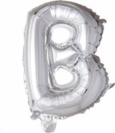 Wefiesta Folieballon Letter 'b' 102 Cm Zilver
