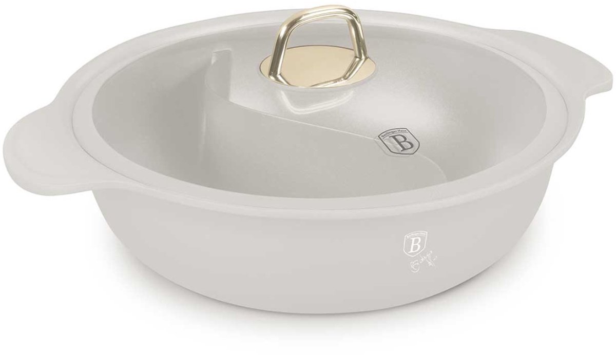 TITANIUM HOT POT MET DEKSEL 30CM BERLINGER HAUS BH-8628 SAHARA