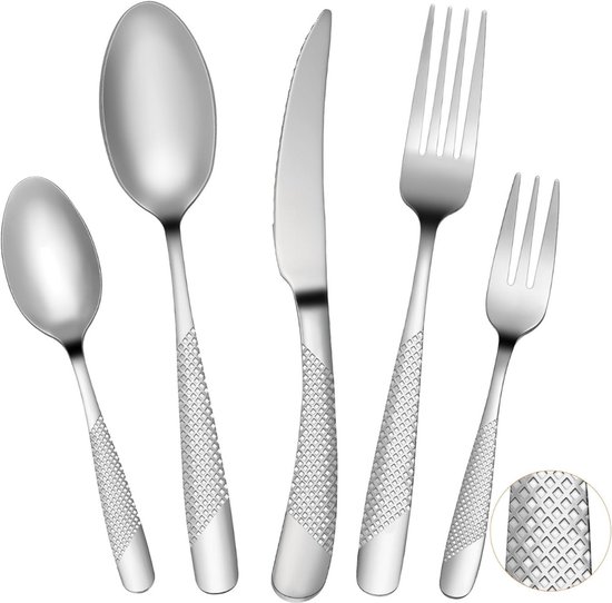 JMZR® Ménagère 8 personnes - Services de table - Ménagère 6 personnes