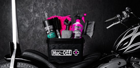 Muc-Off 8 in 1 Motorfiets Schoonmaak en Beschermingsset Motor - 21197 van Merkloos	 — afbeelding 3