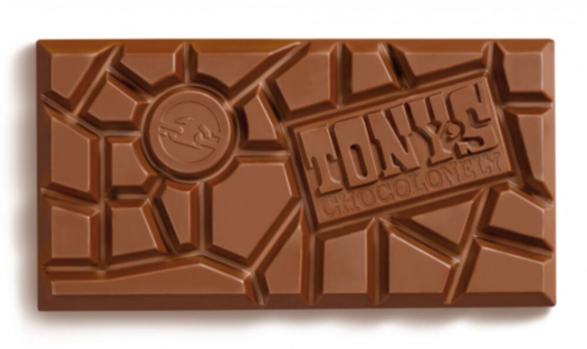 Chocolade Reep Melk Karamel Zeezout - Melkchocolade Reep - 180 gram van Tony's Chocolonely — cadeau in Eten & Drinken - foto 7