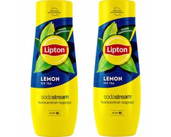 SodaStream Lipton Lemon Ice Tea - Set van 2 - Frisdrankconcentraat - 440 ml