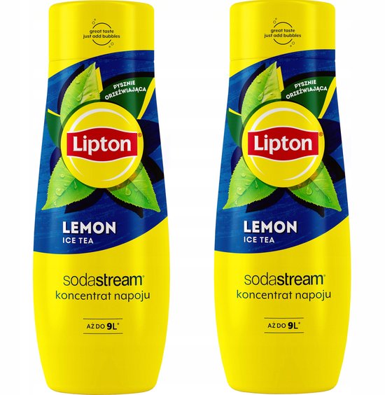 SodaStream Lipton Lemon Ice Tea - Set van 2 - Frisdrankconcentraat - 440 ml