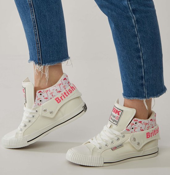 British Knights ROCO Dames sneakers hoog - Wit - maat 36 | Bestel nu!