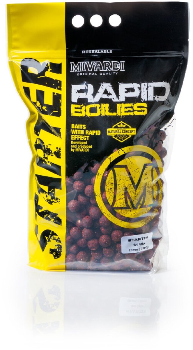 Mivardi Rapid Boilies Hot Spice 20mm 3.5kg
