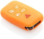 Land Rover SleutelCover - Oranje / Silicone sleutelhoesje / beschermhoesje autosleutel