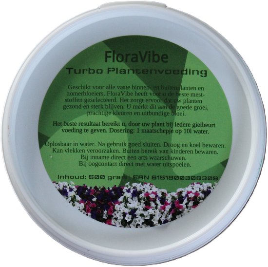Plantenvoeding 500g – Meststof voor kamerplanten & tuinplanten – 500L voeding – Snelle groei & sterke wortels – FloraVibe
