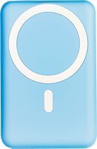 Bol.com Tsunova - Draadloze powerbank - 10.000 mAh - MagSafe - Snellader - 20 Watt - Blauw aanbieding