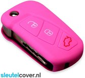 Ford SleutelCover - Roze / Silicone sleutelhoesje / beschermhoesje autosleutel