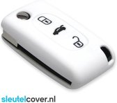 Couvre-clé Peugeot - Blanc / Couvre-clé Silicone / Housse de protection clé de voiture