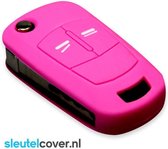 Opel SleutelCover - Roze / Silicone sleutelhoesje / beschermhoesje autosleutel