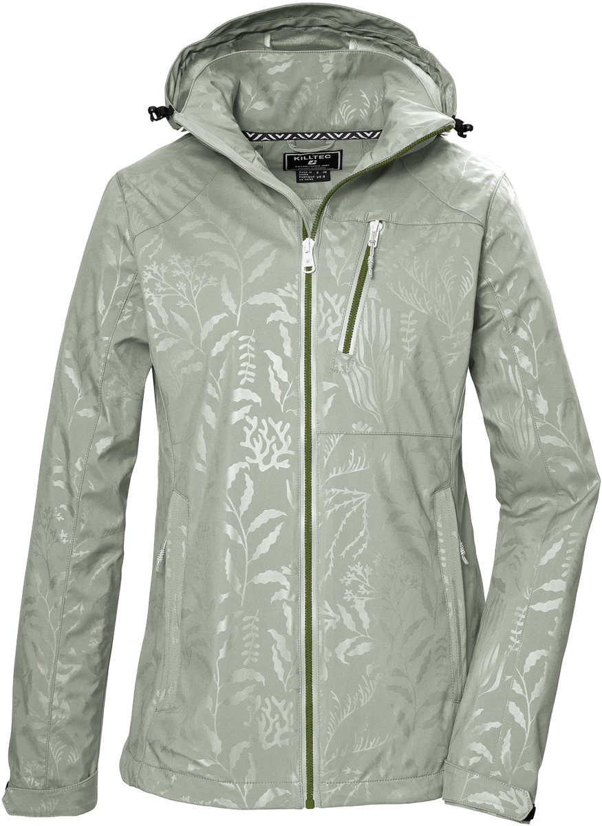 Killtec Kos 122 Softshell Dames Ongevoerde softshell light sage Groen