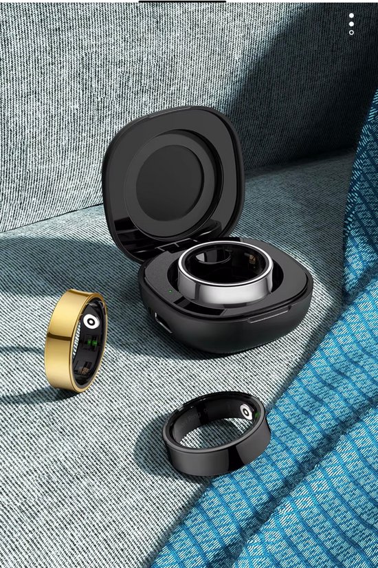SF Products Smart Ring - Smart Ring Heren - Smart Ring Dames - Maat 10 - Inclusief Oplaadcase - Waterdicht van SF Products — afbeelding 5