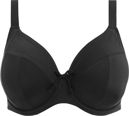 Elomi Plain Sailing Plunge Dames Bikinitopje - Zwart