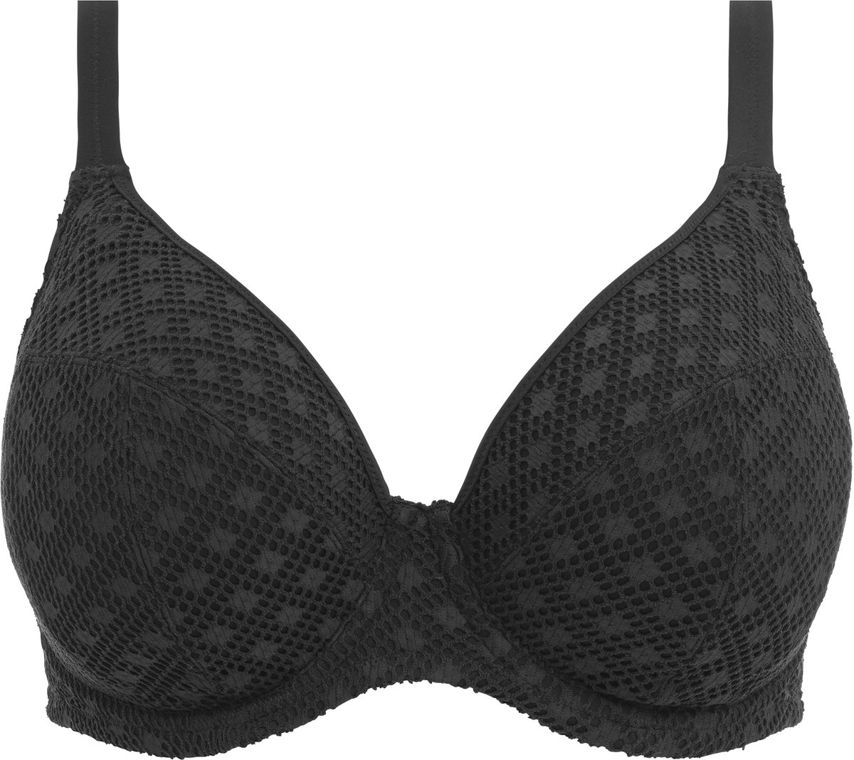 Elomi Bazaruto Plunge Dames Bikinitopje - Zwart