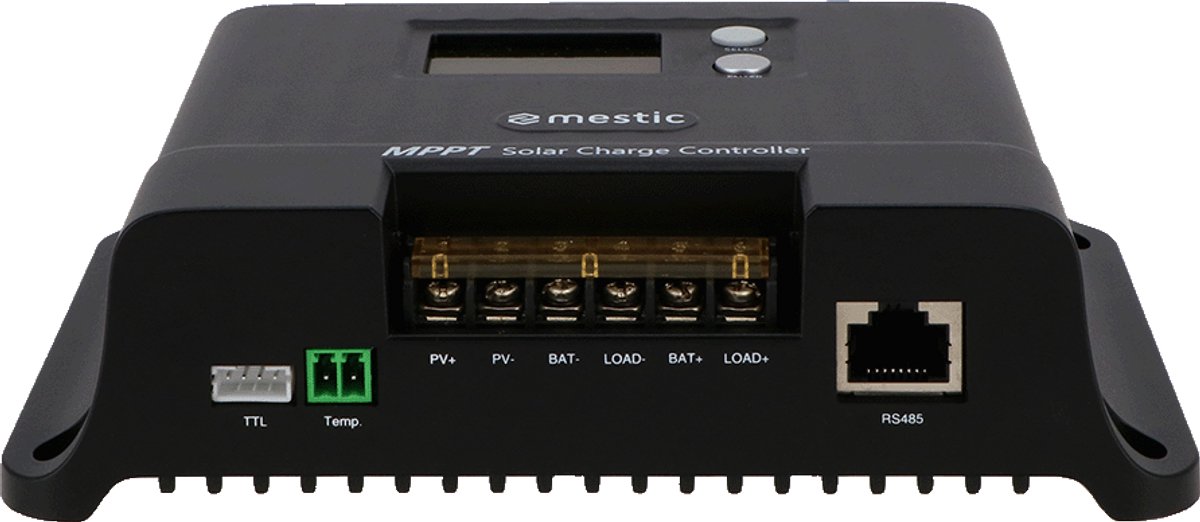 Mestic Solar Laadregelaar MPPT MSC-4010 – 10A - Natte/Gel/Verzegelde en LiFePO4 Accu's - 8-32V Accu's