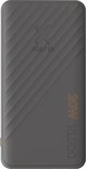 Grijze Xtorm powerbank met golvend patroon en '20W 10.000' opdruk.