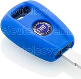 Housse de clé Fiat - Bleu / Housse de clé en silicone / Housse de protection pour clé de voiture