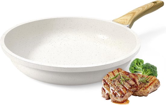 Geëmailleerde pompoen-braadpan met deksel, gietijzeren kookpot en handgrepen, en ovenvaste braadpan met dubbele handgreep(1.85L
