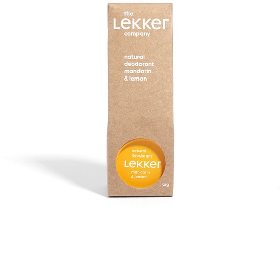 The lekker company deodorant -  Mandarijn & Citroen - 30 ML