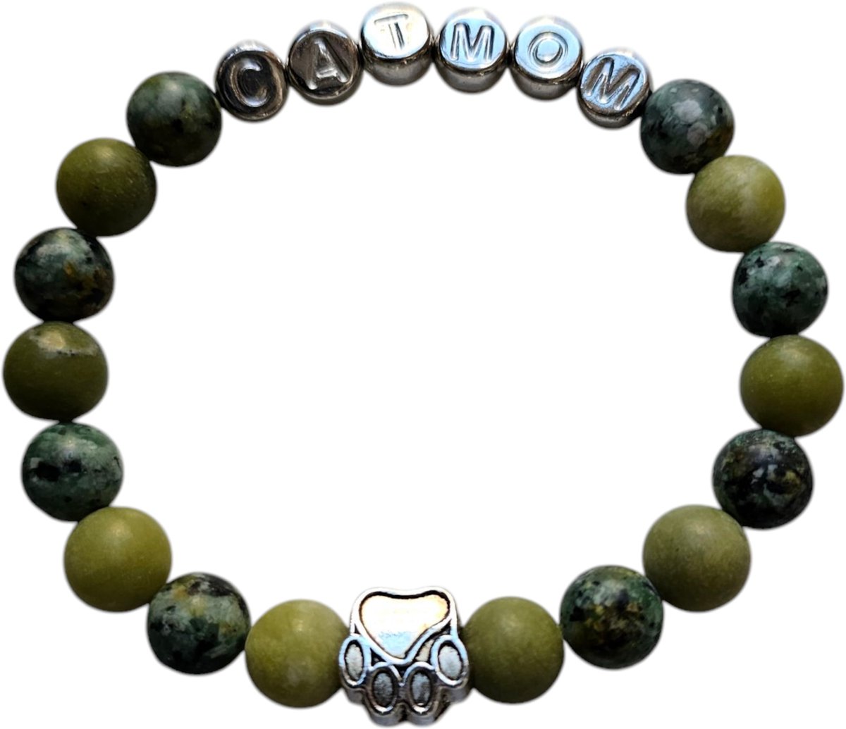 Katdootje - Armband - Catmom - Groentinten