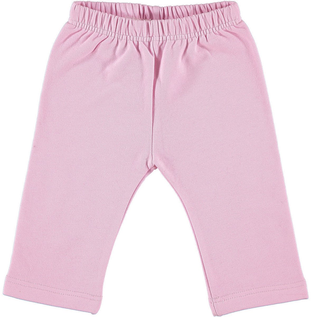 Baby lange broek roze 50-56 biologisch jersey katoen zomer