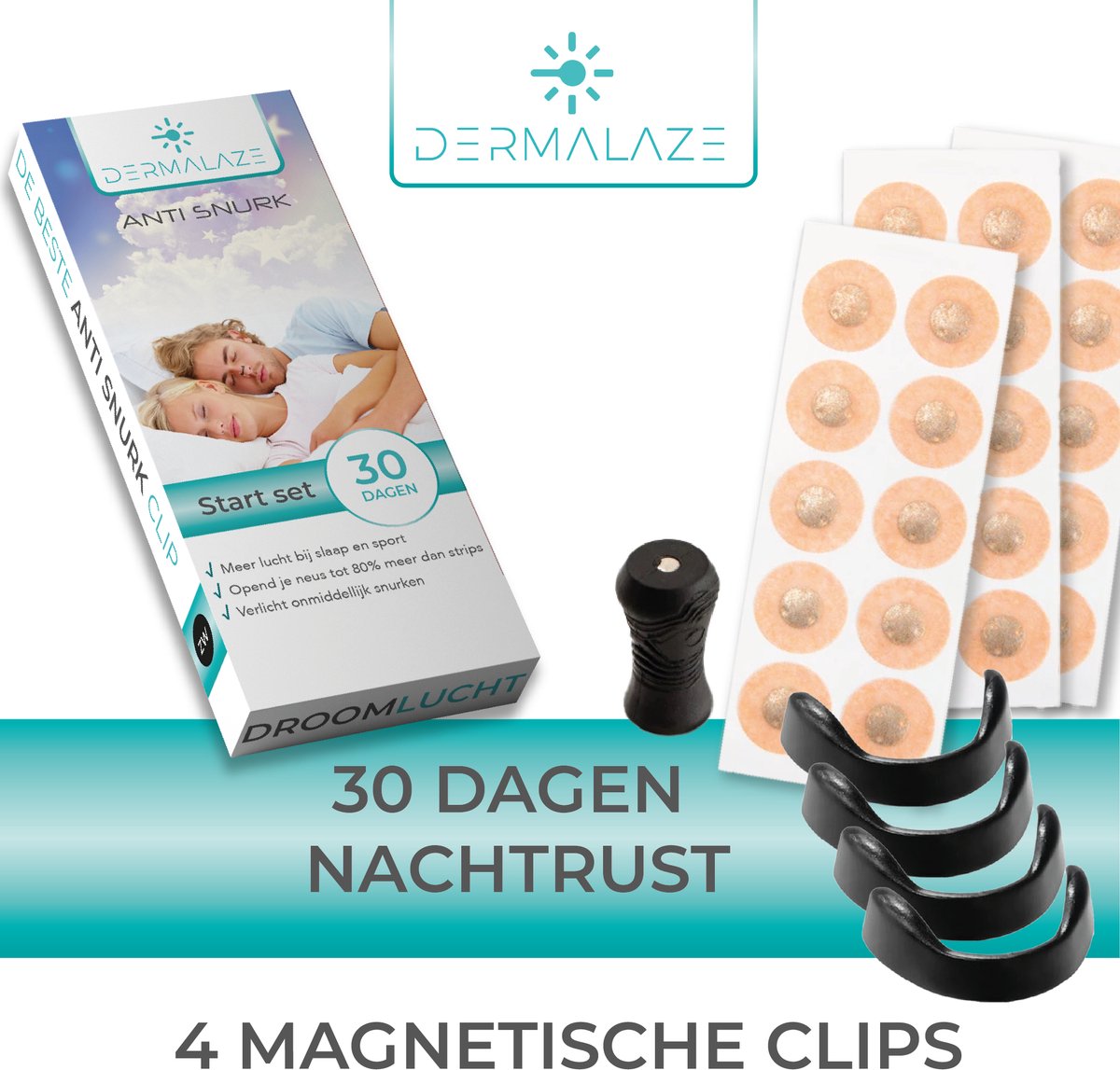 Dermalaze Magnetische Neusclips