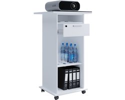 VCM Houten tafel meubels trolley trolley standaard beamer projector wielen rollable Neta Houten tafel meubels trolley trolley standaard beamer projector wielen rollable Neta