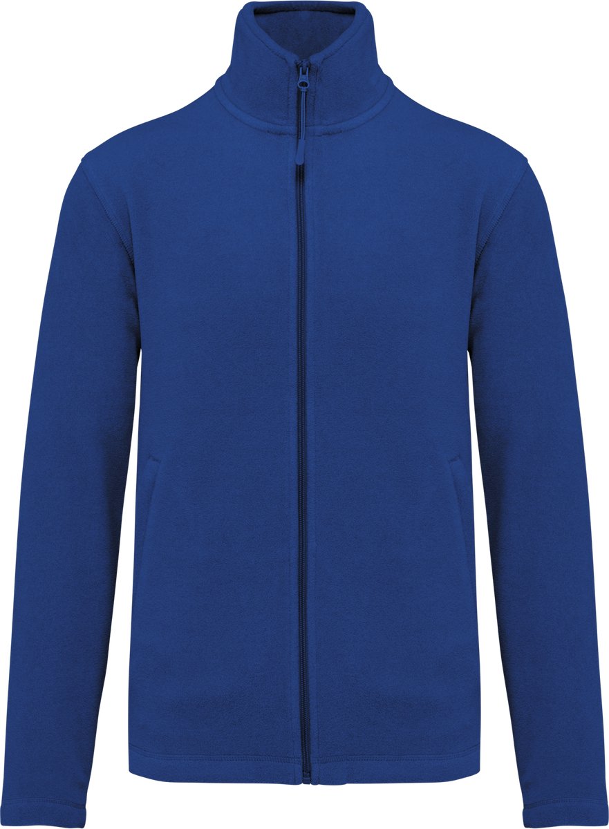 Kariban Microfleece met rits heren K911 Royal Blauw