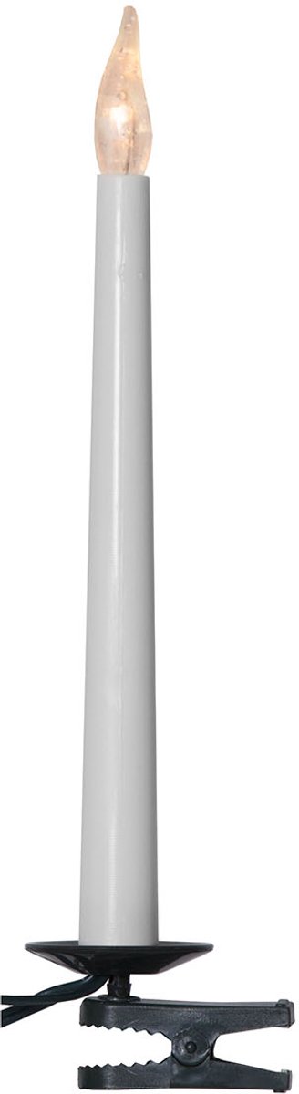 Star Trading LED-boomkaarsenlichtketting 'Slim Line', 25 slanke boomkaarsen, wit, warm wit licht, H 18 cm