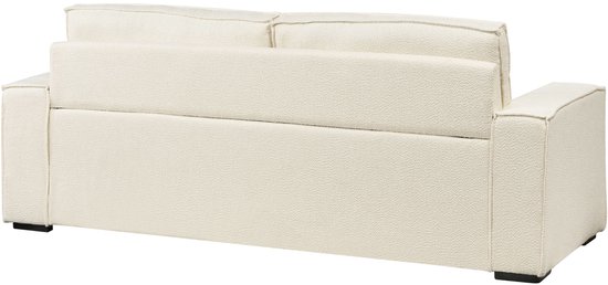 VUOKATTI - Canapé-lit - Blanc cassé - Bouclé